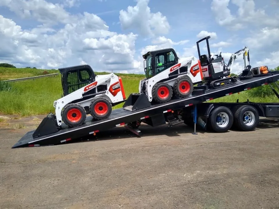 Máquinas compactas preparadas para transporte